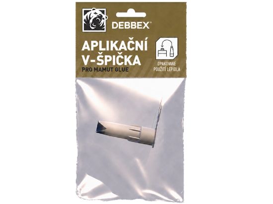 Obrázek DEBBEX Aplikační V-špička pro lepidla MAMUT GLUE