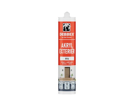 Obrázek DEBBEX Akryl tmel EXTERIÉR 280ml bílý
